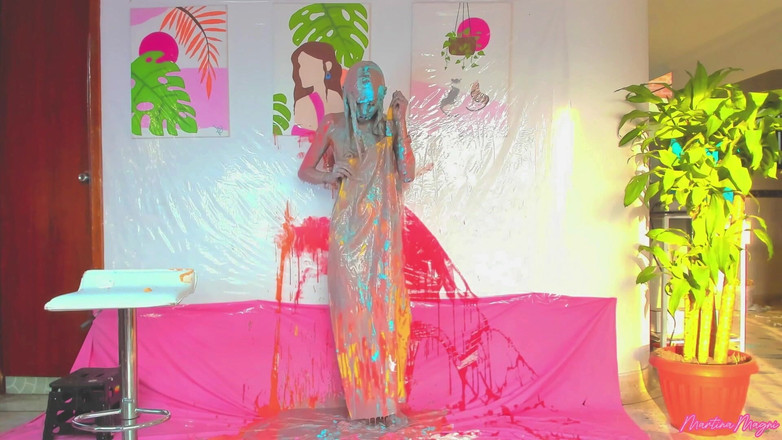 MartinaMagni: Wam !! Desastre de limo con un delantal