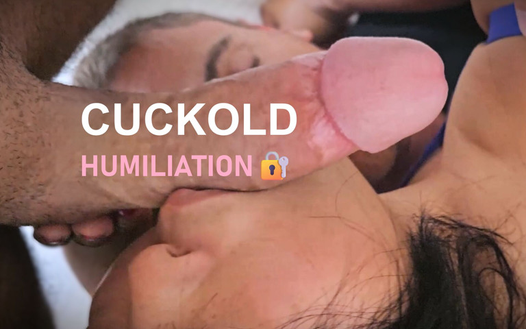 Cuckold Humiliation - Sucking in Front of Husband (Cuckoby)