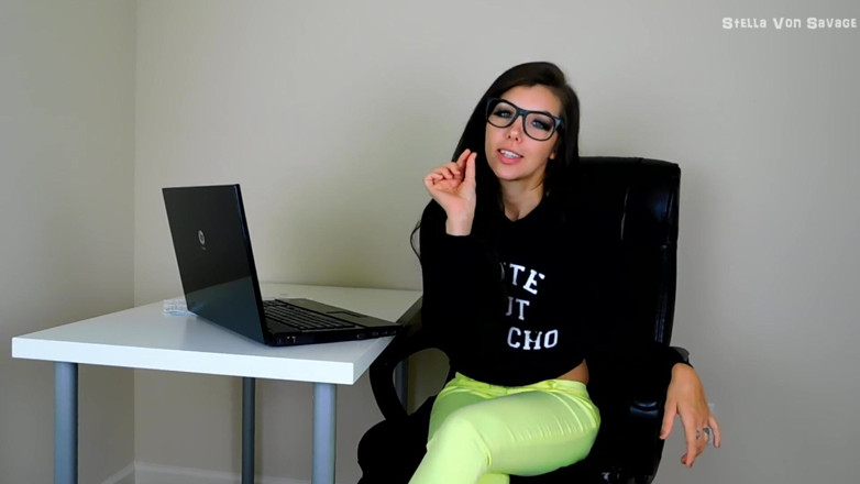 Stella Von Savage: Pixel Penis - Coworker's Sph