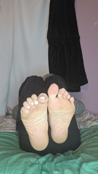 Showing off My Big Meaty Soles