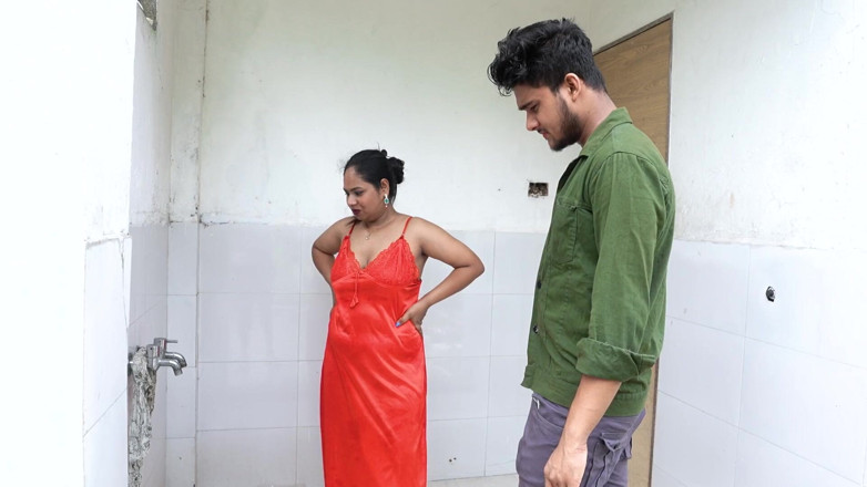 harry1: Indian Hot Wife Fucked with Plumber Gets Horny Watching Porn...