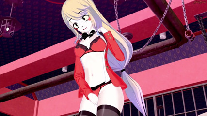 Hentai Smash: Charlie masturbuje, dokud se neudělá - Hazbin hotel Hentai