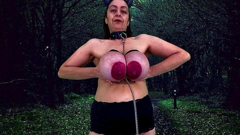 VeeVee Vixen: Muls de țâțe și ruj de biciuire Areola