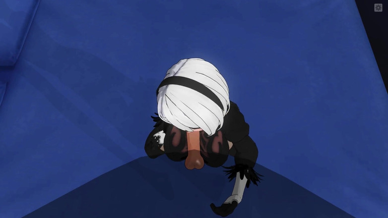 H3DC: 3D変態POV情熱的なフェラチオからホット2b