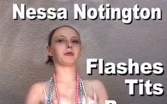 Edge Interactive Publishing: Nessa Notington mostra peitos e buceta