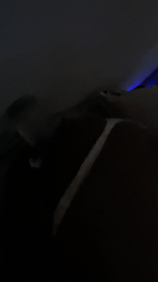 Snip Fun in Thongs of Oct P. I (Blk Ebony N Thong Underwear)