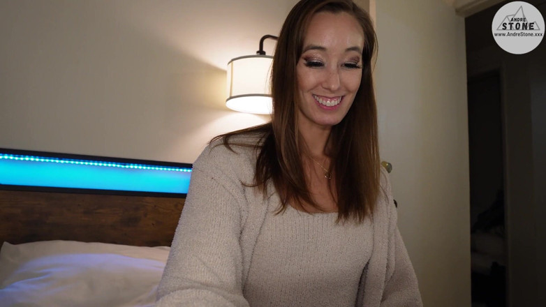 Andre Stone: Sexy Asian Stepmom Catches You Watching Porn