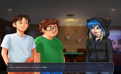 Hentai World: Saga de vară - petrecere la facultate cu țâțe mici ale Evei