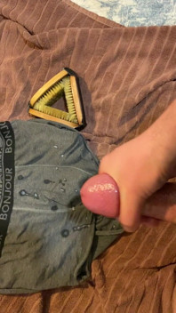 Cumming on Underwear