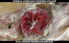 Hotkinkyjo: Hotkinkyjoxxx proffesional style films: Pugno cazzo banana divisa e prolasso di hotkinkyjo