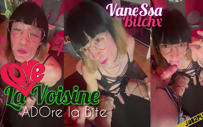 VaneSsa BiTCHx: पड़ोसी लंड को पसंद करती है। वीर्य निकालना 