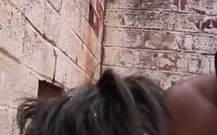 Enjoy German porn: Ebony German Bitch Rides BBC in This Rough Outdoor Action
