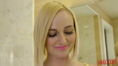 Analized: Blonďatá anální děvka Kate England drsný bbc sex