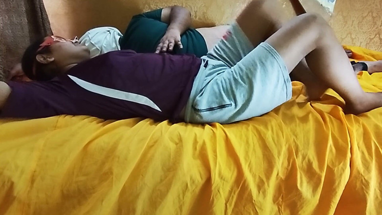 AnnielLo: Midnight Passion Husband &amp; Wife Alone at Last Fucking at Home