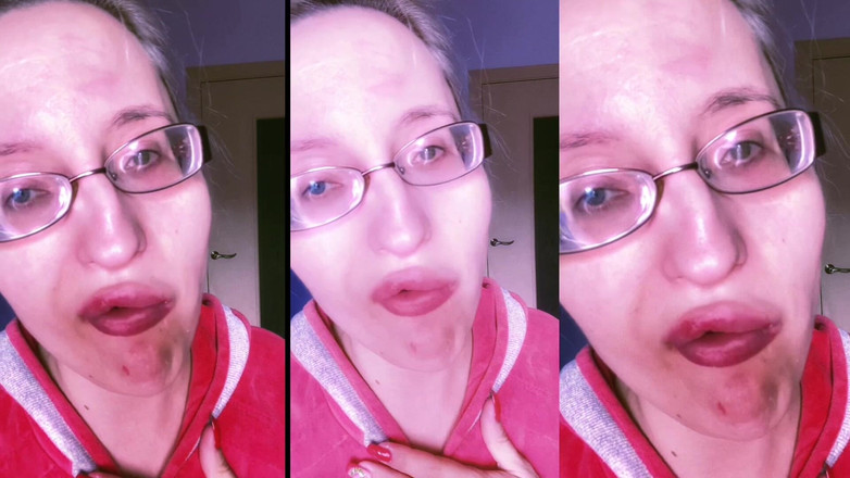 FinDom Goaldigger: Поедание красной губной помады и мини-торта ASMR