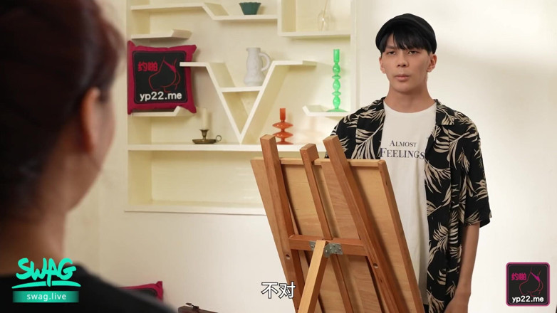 SWAG.live: Asian cute girl creampied by painter in studio.