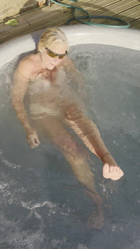 Naked in the Hot Tub