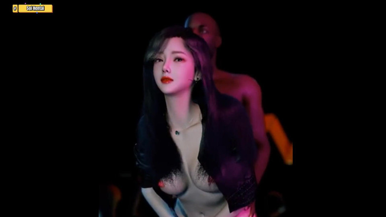 Soiyu Hentai: Ragazza bella e cazzo nero al club di notte - Hentai 3D...