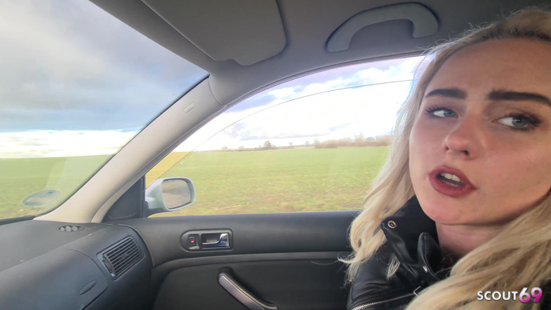 Scout69: Duitse blonde lifter oppikken en krijgen risicovolle pov buitenshuis neukpartij...