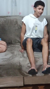 I Met My Daughter's New Boyfriend, I Was Excited by Him, I Wanted to Tease Him, I Told Him to Stick His Whole Hand in My Asshole!!!