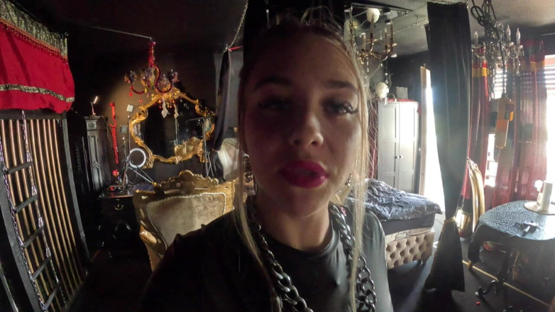Queen-of_BDSM: While Vacuuming, I'll Pull Your Glans Long!