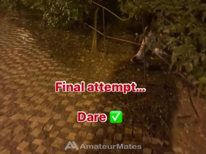 AmateurMates: Straight Boy Dared to Show His Big Smooth Butt in...