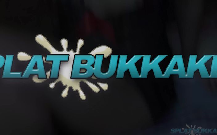Bukkake team: 性感女郎闭上眼睛多次射精