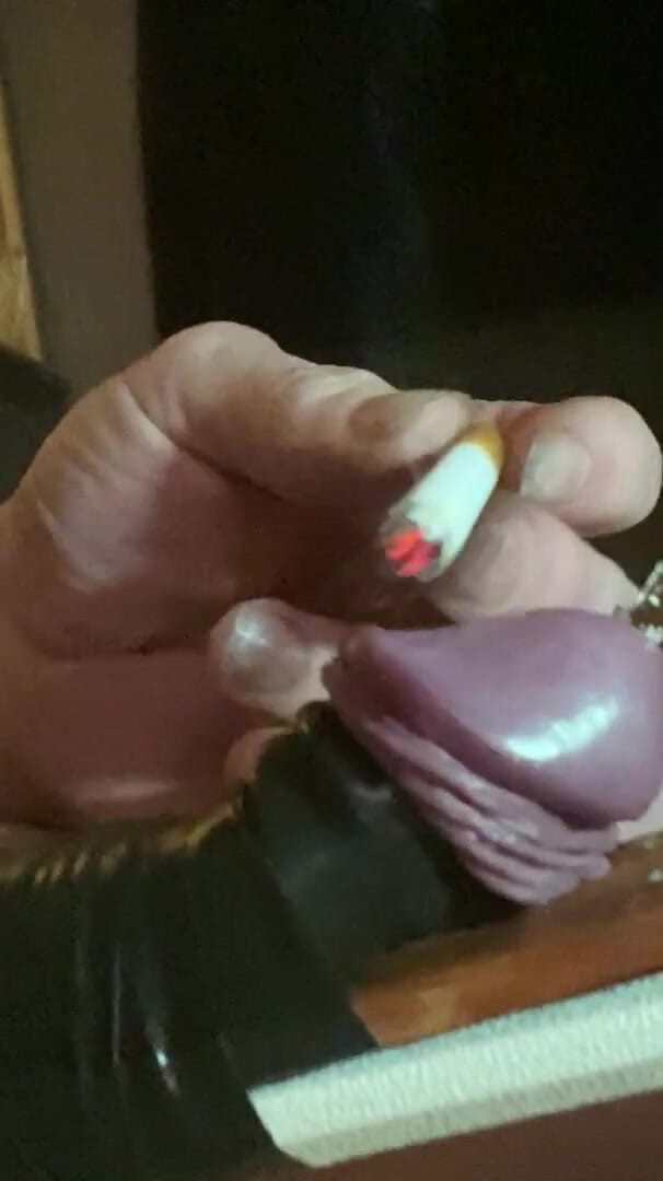 Cigarette Cock Fun (No limit cbt slave)