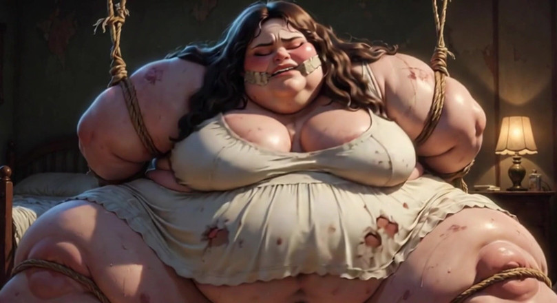 YOUR BEST FANTASY: Virgin Fat SSBBW Bound - Scared &amp; Begging for Cock in Her...