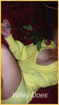 Wifey Looks Amazing in This Hot Braless Shirt