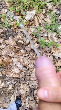 Pișare în aer liber, masturbare și spermă