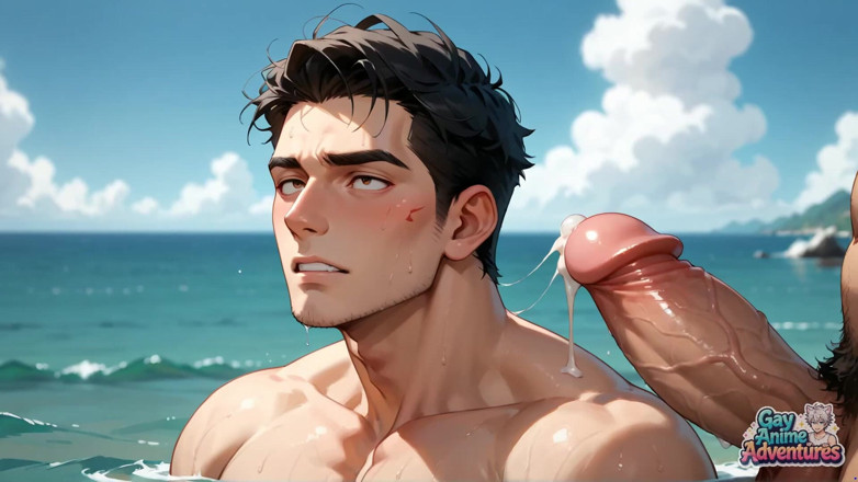 Gay Anime Adventures: Un tipo muscoloso ama il climax che si scopa il...