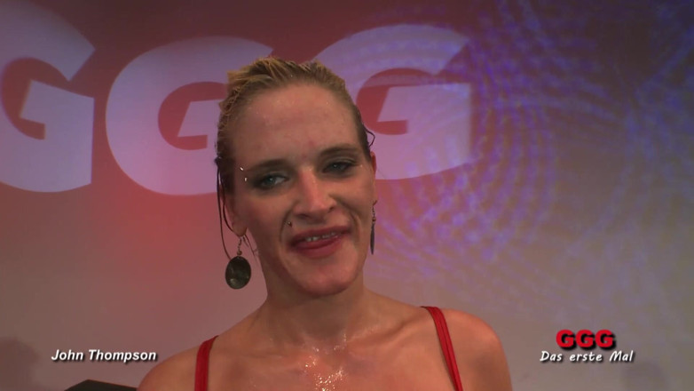 German Hardcore Gangbang: Ggg John Thompson - Blonde Joyce Sucks Cocks and Gets Pounded...
