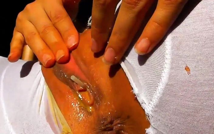 Argentina Latina Amateurs: Amatir toket besar bermain lolipop di dalam memeknya yang basah