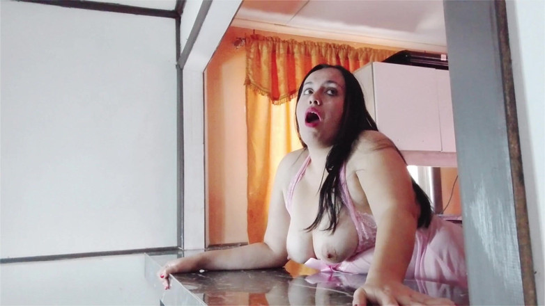 BBW Kelly Mom: Matrigna E Figliastro Fanno Sesso Vero in Cucina - Geme E...