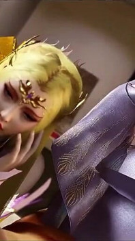 Virtuelle göttin des endlosen verlangens glow - hentai mit 3D-animation
