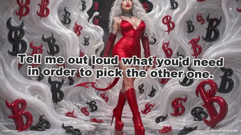 Goddess Misha Goldy: His Mouth or Mine, Baby