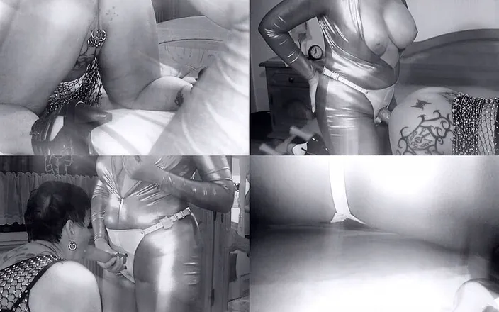 Deutsche Dominanz: GILF Latex Straponfuck