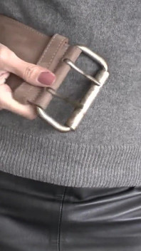 Belt Fitting in the Living Room, Part 3, Lady Victoria Valente