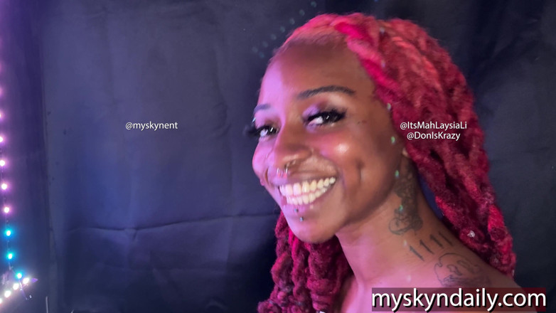MySkyn Entertainment: Throat Goat Gets a Big Black Dick