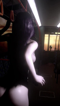 3D Big Boobs Slut Asian Whore Have Threesome Sex in the Bus