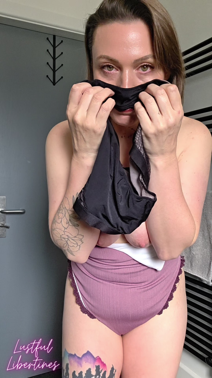 Lustful Libertines: Sister-in-law in a Onepiece Caught Me Sniffing Her Panties