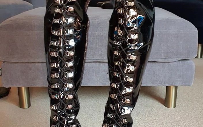 JessicaXD: Mistress Jessica PVC uda wysokie buty
