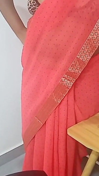 Amma Pink Saree 판타지 롤플레이