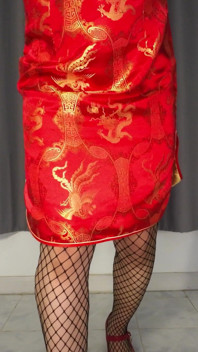 Sis-k arrastão bodysuit ep2: vestido chinês
