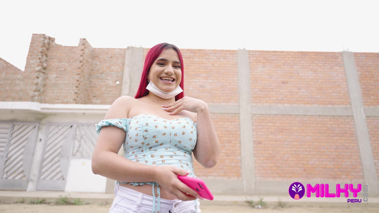 Milky Peru: Rosario si cewek hot rambut merah dengan toket besar kepergok...
