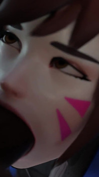 Hot D.va BBC Deepthroat Service & Tight Pussy Fuck in Condom - 3D Overwatch Animation