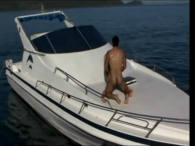 Anal seduction: Pont de bateau en plein air, grosse bite, sexe pour...