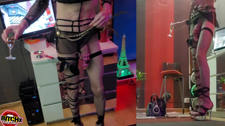 VaneSsa BiTCHx: Sexuální otrokyně, submisivní před krásným penisem při sexu do obličeje...