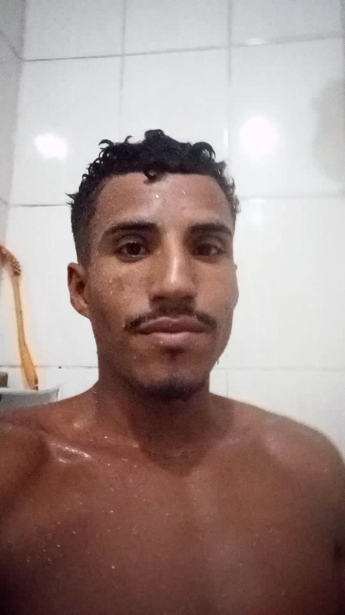 Bruno Menezes: Brazilian Brunette 16cm Thick in the Shower - Hairy Hard Cock Taking...